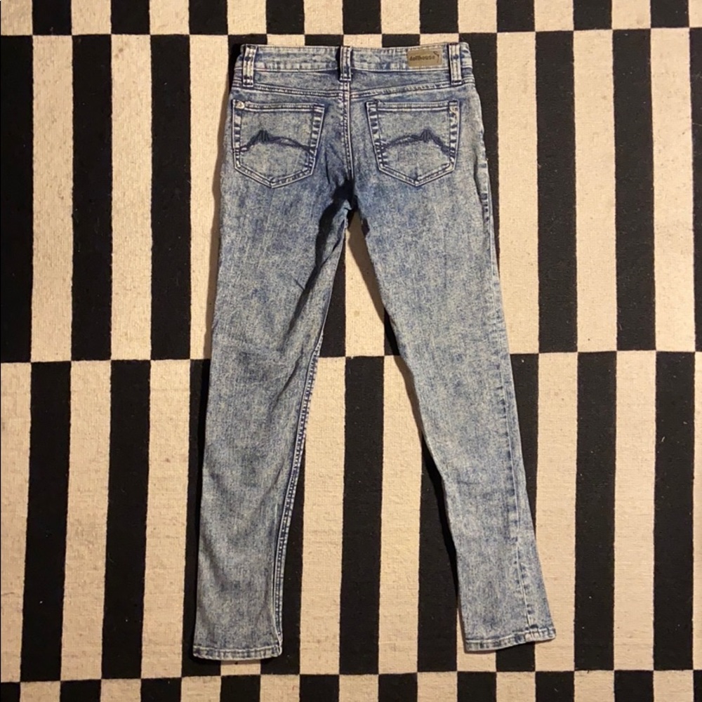 Acid Washed Skinny Jeans